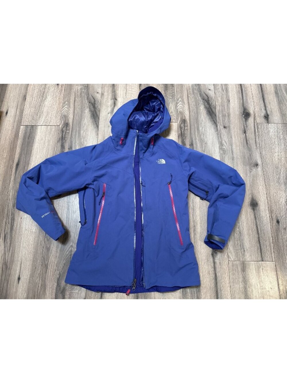 The North Face Summit Series HyVent Alpha Jacket Purple Waterproof Hooded Lined